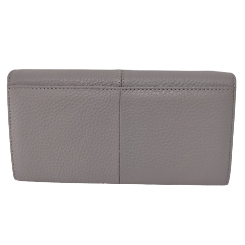 Portofel dama din piele naturala Q1857, culoarea gri