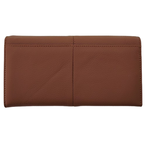 Portofel dama din piele naturala Q1857, culoarea maro