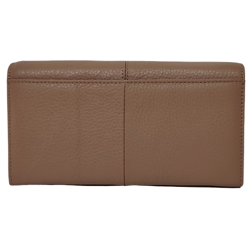 Portofel dama din piele naturala Q1857, culoarea maro soil