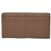 Portofel dama din piele naturala Q1857, culoarea maro soil