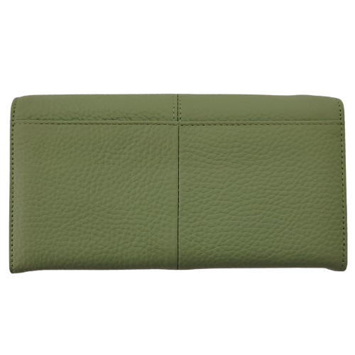 Portofel dama din piele naturala Q1857, culoarea verde