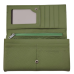 Portofel dama din piele naturala Q1857, culoarea verde