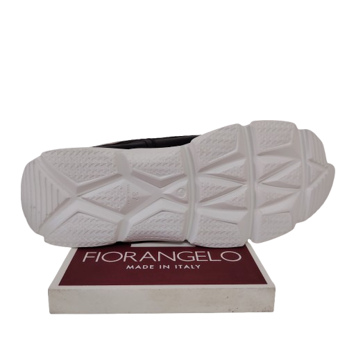 Sneakers dama FIORANGELO din piele naturala, culoare negru
